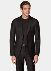Houndstooth Tailored Fit Havana Suit
