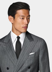 Striped Tailored Fit Havana Suit