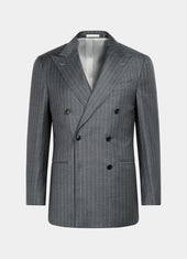 Striped Tailored Fit Havana Suit