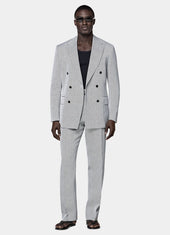 Herringbone Tailored Fit Milano Suit