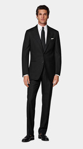 Black Tailored Fit Havana Suit