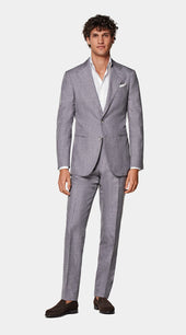 Purple Tailored Fit Havana Suit
