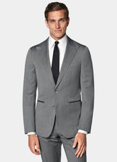 Herringbone Perennial Tailored Fit Havana Suit
