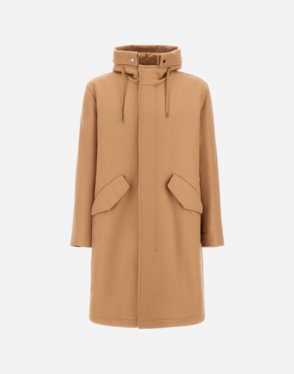 Easy Wool Long Parka