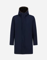 KEYSTONE AND LIGHT FAUX FUR LONG PARKA