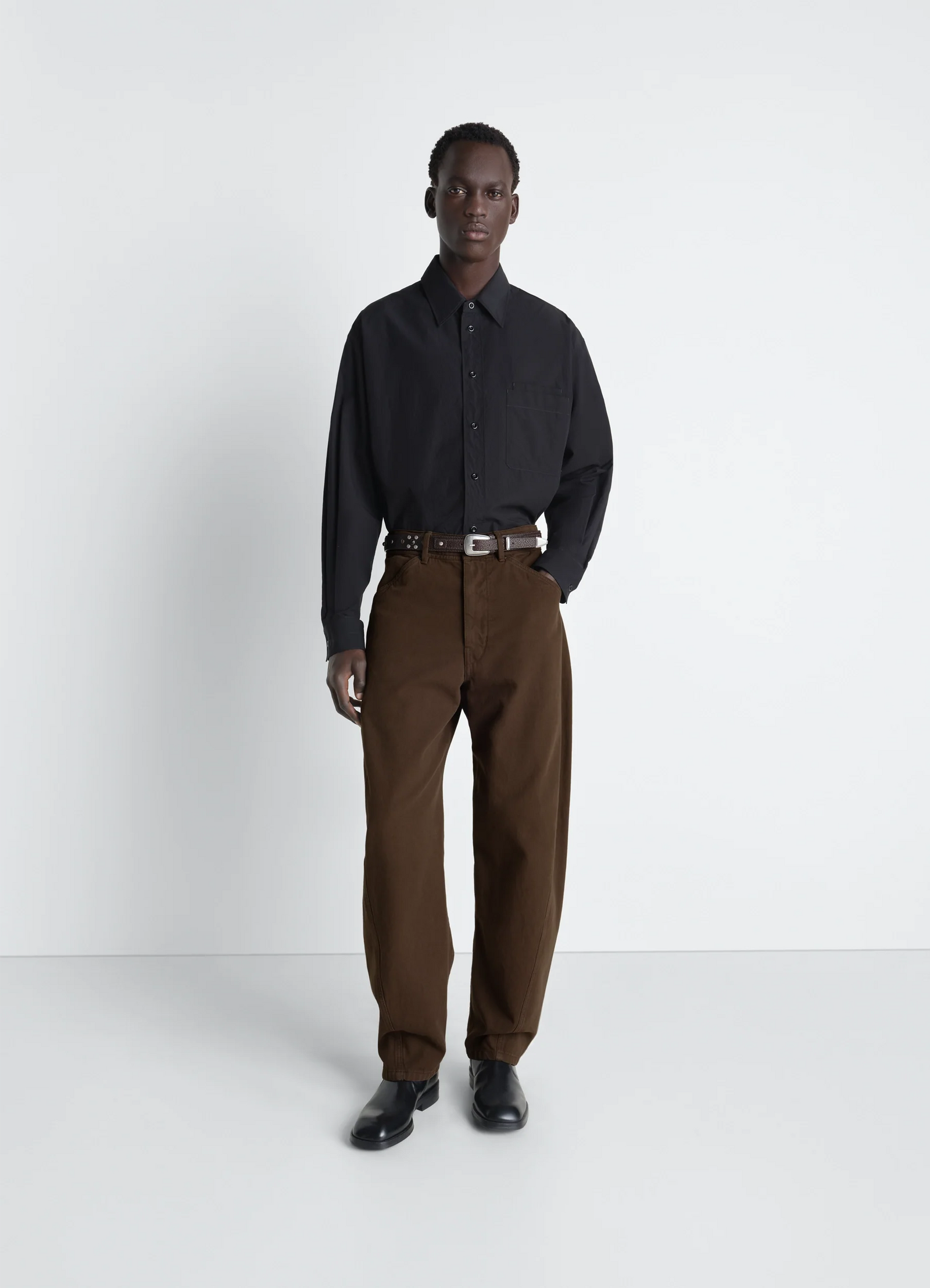 Twisted Workwear Pants In Dyed Heavy Broken Twill