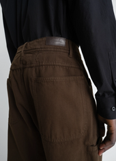 Twisted Workwear Pants In Dyed Heavy Broken Twill