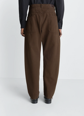 Twisted Workwear Pants In Dyed Heavy Broken Twill