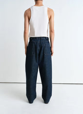 Pleated Workwear Pants In