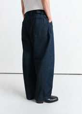 Pleated Workwear Pants In