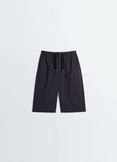 Cargo Easy Shorts In Washed Technical Cotton