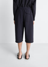 Cargo Easy Shorts In Washed Technical Cotton