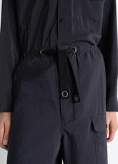 Cargo Easy Shorts In Washed Technical Cotton