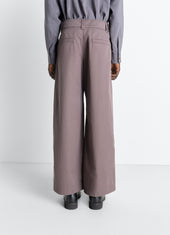 Straight Fit Pants In Light Cotton Twill