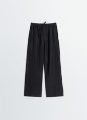 Pyjama Pants In Linen Viscose