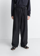PYJAMA PANTS IN LINEN VISCOSE