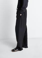 Pyjama Pants In Linen Viscose