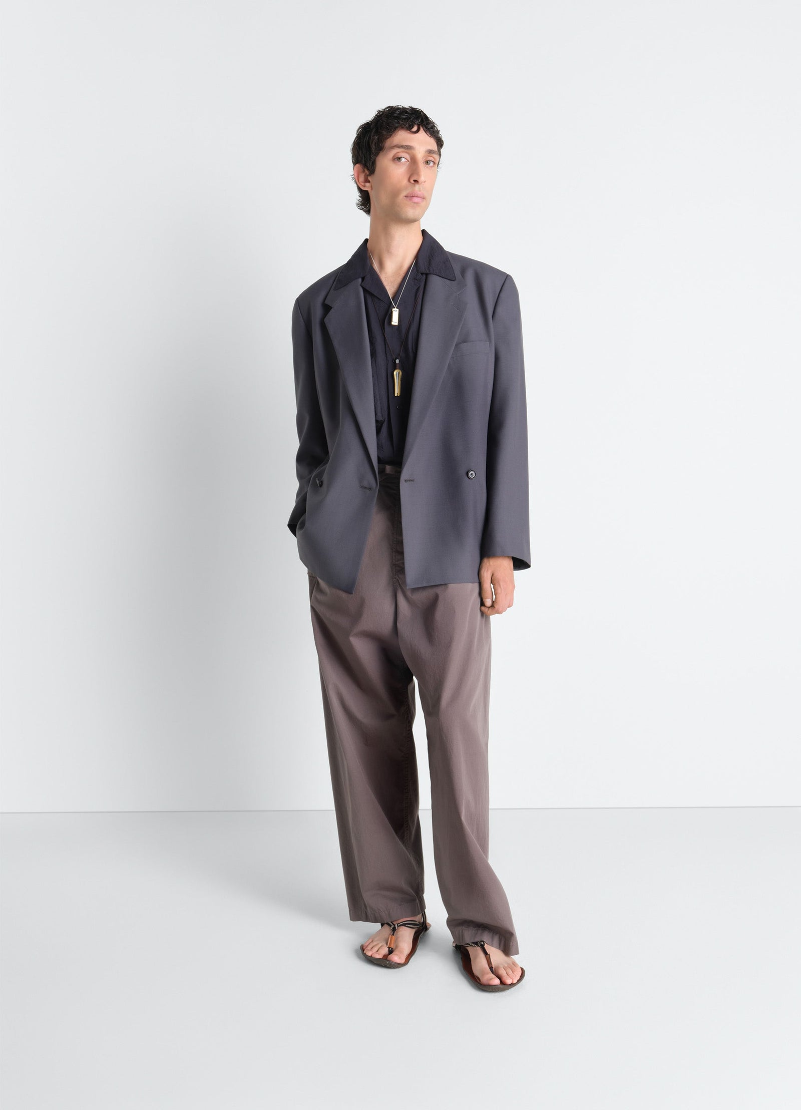 Pyjama Pants In Light Cotton Twill
