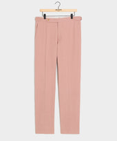 Italian Sueded Linen Side Tab Trouser