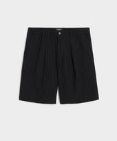 10" Italian Pinstripe Relaxed Short