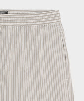 5" Striped Poplin Short