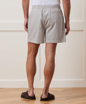 5" Striped Poplin Short
