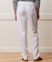 Straight Fit Linen Beach Pant
