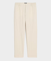 Straight Fit Italian Wool-Cotton Modern Trouser