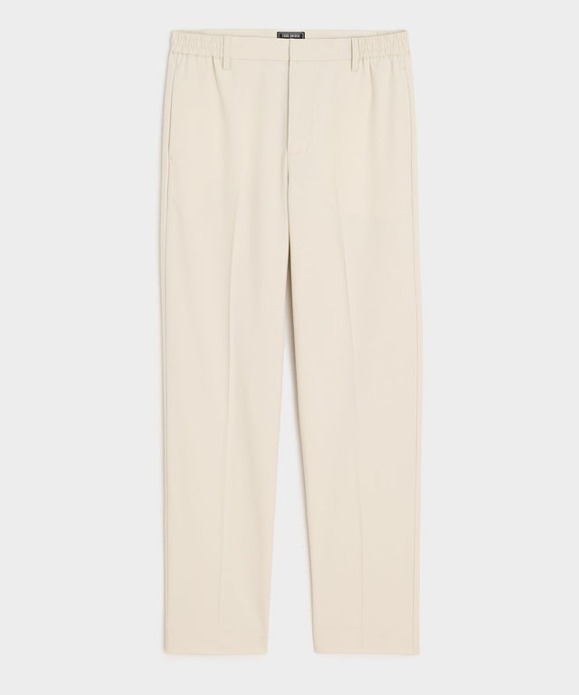 Straight Fit Italian Wool-Cotton Modern Trouser