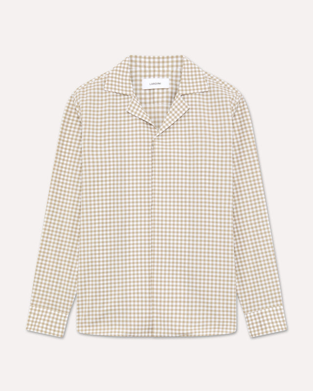Camicia a quadretti bicolor dalla vestibilità rilassata