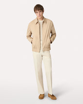 Giacca Camicia Cammello