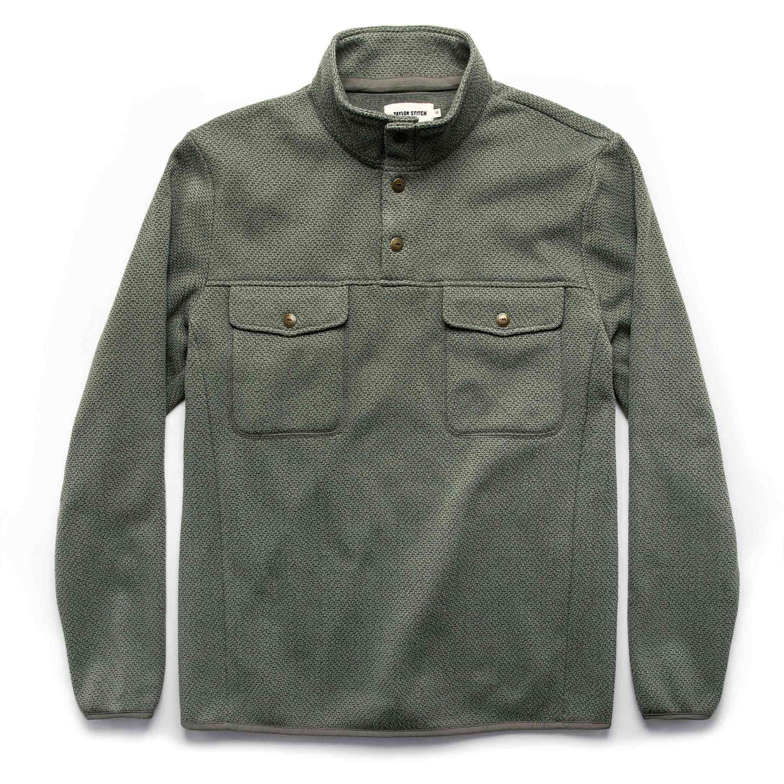 The Pack Pullover In Grid Fleece
