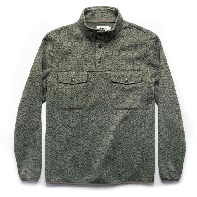 The Pack Pullover In Grid Fleece