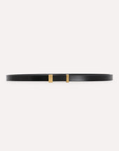 Cintura in pelle nera