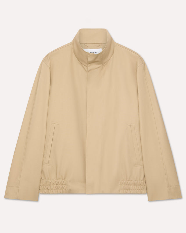 Giubbino in drill beige