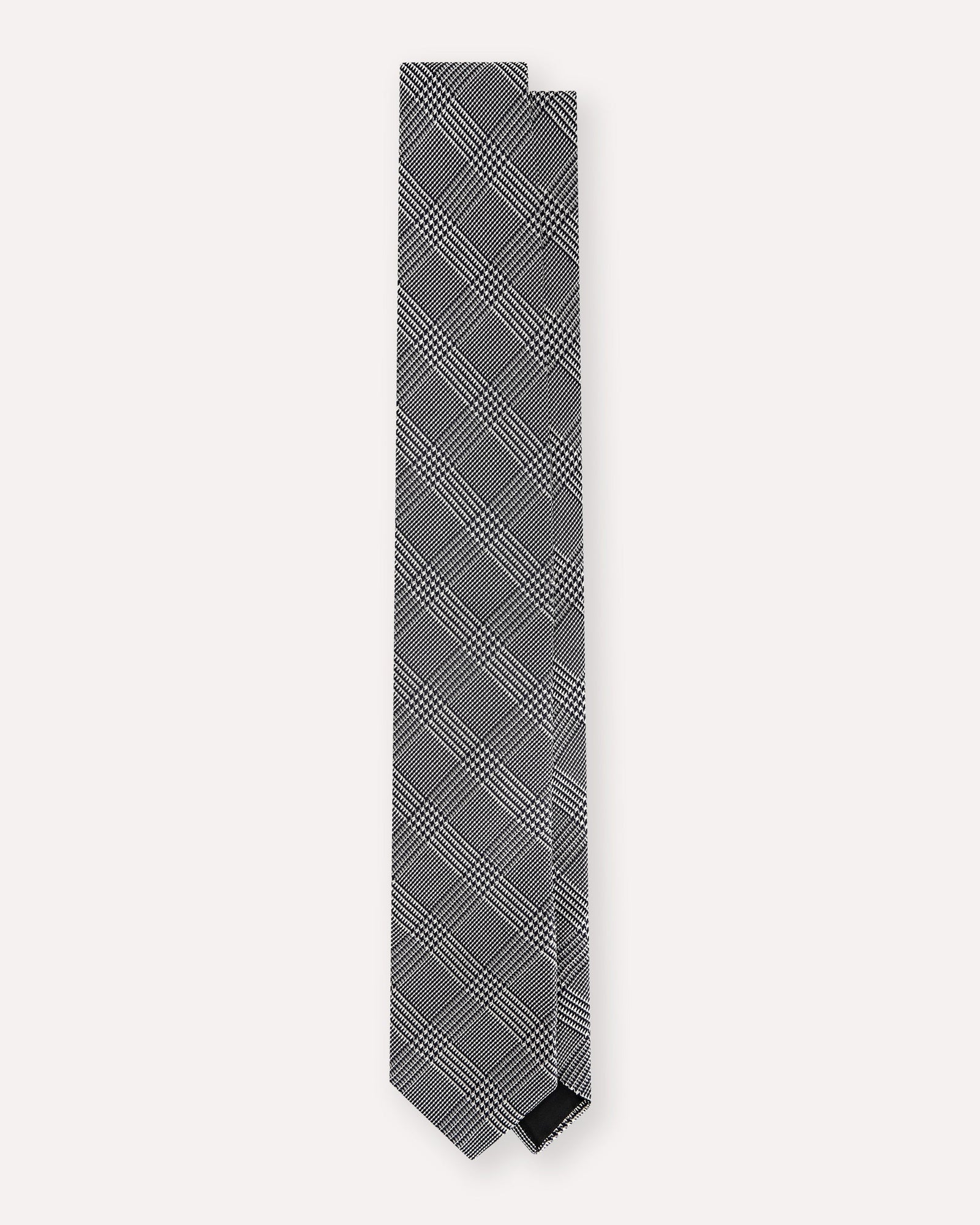Cravatta In Seta Jacquard Principe Di Galles