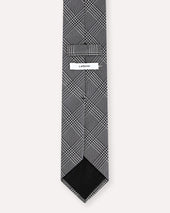 Cravatta In Seta Jacquard Principe Di Galles