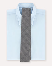Cravatta In Seta Jacquard Principe Di Galles