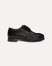 Derby In Pelle Di Toro Nero