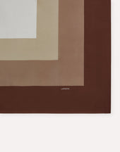 Foulard In Seta Marrone