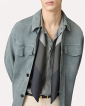 Foulard In Seta Nero