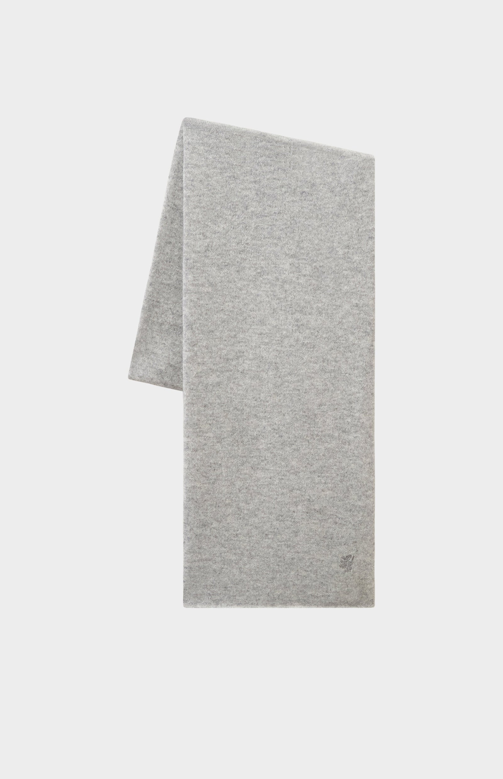 Classic Cashmere Scarf In Silver Melange