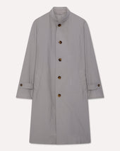 Spolverino grigio in cotone misto