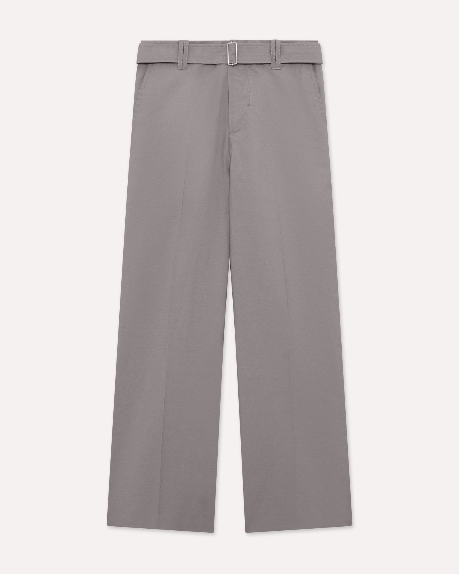 Pantalone Grigio Senza Pieghe