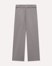 Pantalone grigio senza pieghe