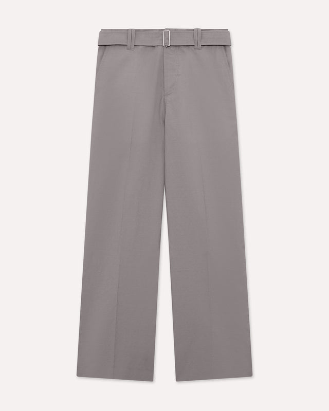 Pantalone grigio senza pieghe