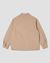 Painters Pop Over Shirt (Khaki Bedford)