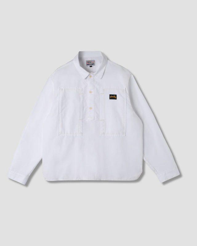 Painters Pop Over Shirt (Natural Cotton Oxford)