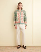 Paisley Frame Long Sleeve Shirt