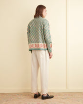Paisley Frame Long Sleeve Shirt